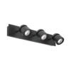 Applique 3 lumières noire réglable COCO