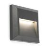 Applique carrée GRANT gris foncé
