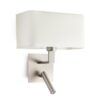 Applique HANNA nickel avec lecteur LED