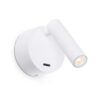 Applique lecteur blanc 3W lumière chaude BOC LED