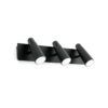 Applique minimaliste à 3 lumières noire LAO LED