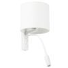 Applique murale avec lecteur LED blanc TIRA