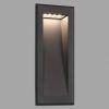 Applique verticale encastrée SOUN-2 LED gris foncé