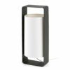 Grande lampe de table noire et blanche LULA
