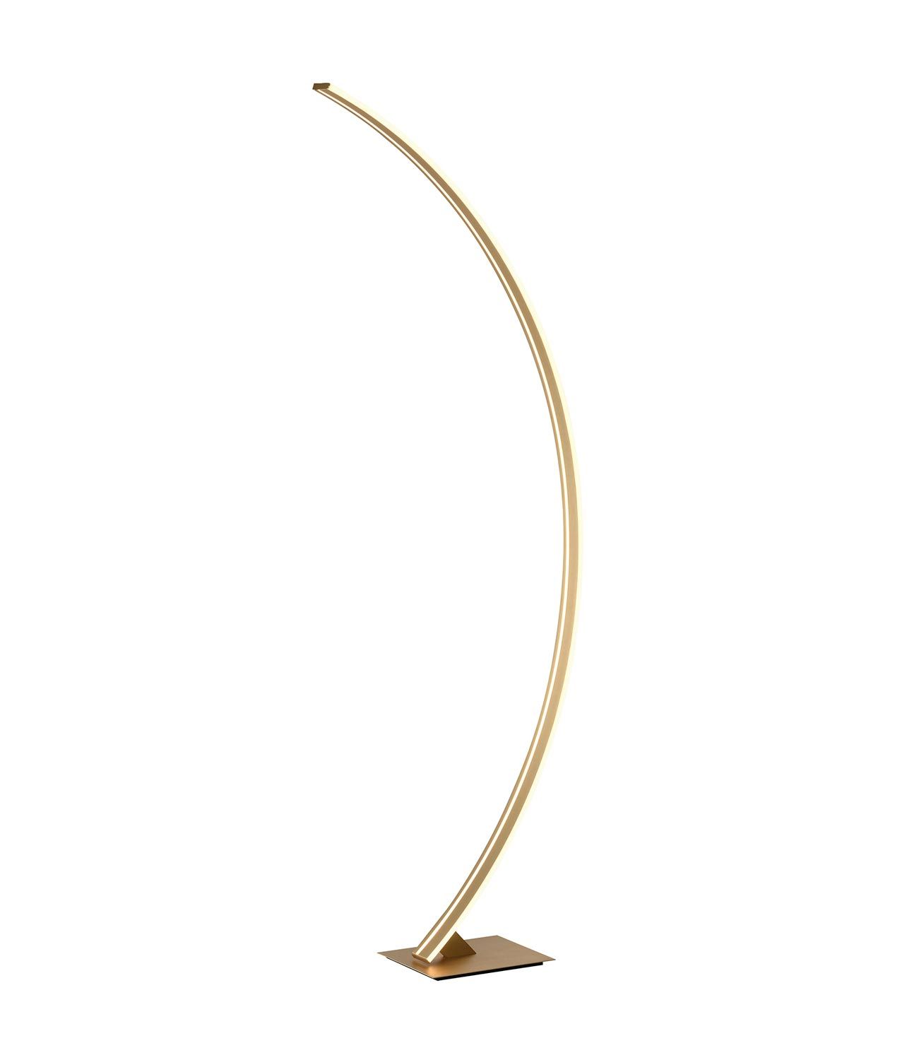 Lampadaire design ARCUS LED finition or