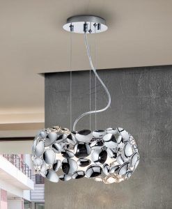 Lampe 32 cm Ø chrome NARISA G9 ambient 2