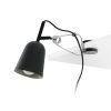 Lampe à pince STUDIO noir et crème