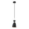 Lampe pendante noire et or RETRO