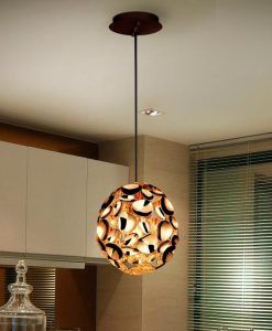 NARISA 18 cm Ø or rose E27 lampe d'ambiance