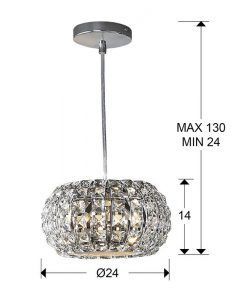 Pendentif 24 Ø DIAMOND tailles