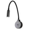 PIXIE Applique LED lecteur bras articulé noir