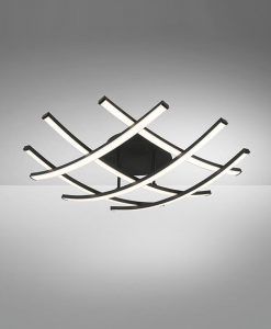 TRAMA II noir plafonnier LED 60 Ø détails