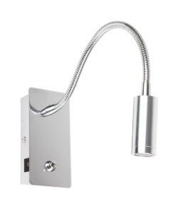 Applique lecteur chrome et usb C JULIET LED - N