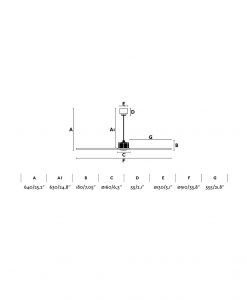 Ventilateur JUST FAN XS dimensions