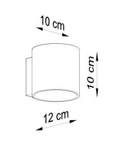Applique en bois ORBIS dimensions