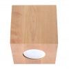 Plafonnier en bois QUAD