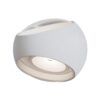 Applique extérieure blanche 2 lampes Ø 8 cm STREAM