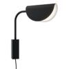 Lampe murale noire MOLLIS