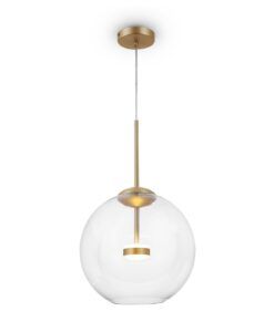 Lampe à suspension or Ø 35 cm COMETA LED - N