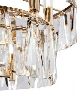 Lampe couleur or 12 luminaires Ø 68 cm PUNTES détails