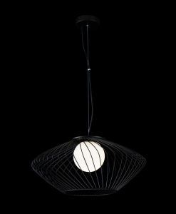 Lampe noire Ø 52 cm PLEC 2