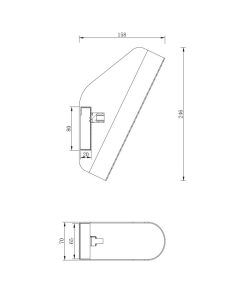 Applique NOTTA mesures