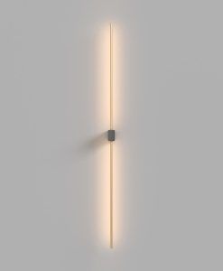 Lampe murale noir et or PARS LED ambiance