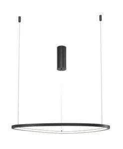 GLINT LED lampe noire 58 cm