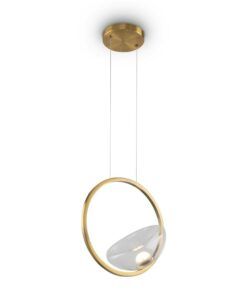 Lampe couleur laiton LUNARE LED