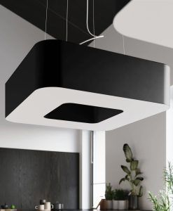Lampe noire 80 cm URANO ambiance