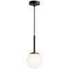 Lampe noire mate Ø 15 cm BASIC FORM
