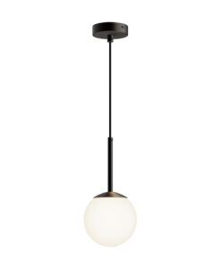 Lampe noire mate Ø 15 cm BASIC FORM