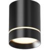 Lampe noire Ø 79 mm ORLO LED