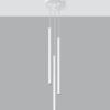Lampe suspendue blanche 3 lumières PASTELO