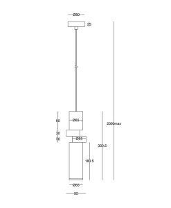 Suspension PALETTE mesures