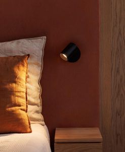 Applique noire avec interrupteur STAN ambient