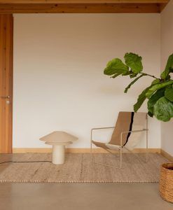 Grand lampe de table blanc et beige SHAN ambient 3