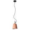 Lampe à suspension rose et noir Ø16 cm STUDIO
