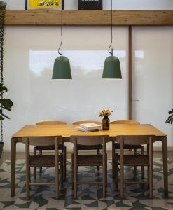 Lampe à suspension vert et noir Ø29 cm STUDIO ambient
