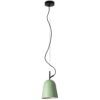 Lampe à suspension vert et noir Ø16 cm STUDIO