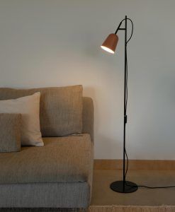 STUDIO Lampadaire rose et noir ambient