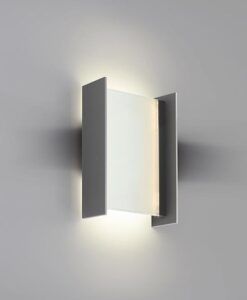 Applique murale gris foncé hauteur 24 cm MATIA LED