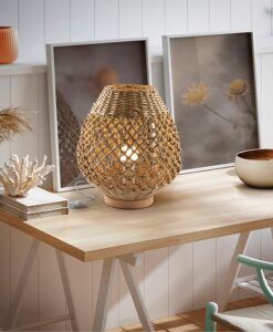 Lampe de table 36 cm hauteur x Ø 31 cm YAIZA - Ambiance