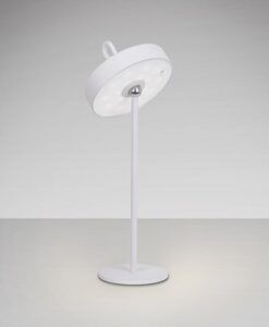 Lampe de table blanche 35 cm de hauteur GONG LED