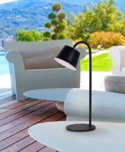 Lampe de table noire 34 cm de hauteur CUCO LED - Ambiance 3