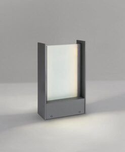 MATIA LED Balise gris foncé hauteur 30 cm