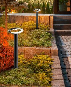 VILO LED balise gris foncé hauteur 50 cm - Ambiance