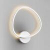 Applique blanche mate 40 cm OPALIS LED