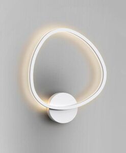 Applique blanche mate 40 cm OPALIS LED