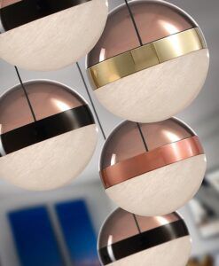 Lampe 5 lumières Ø 32 cm ORBES LED - Détails